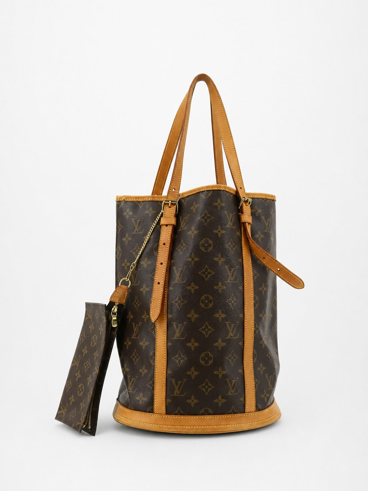 Louis Vuitton Large Bucket Brown Canvas