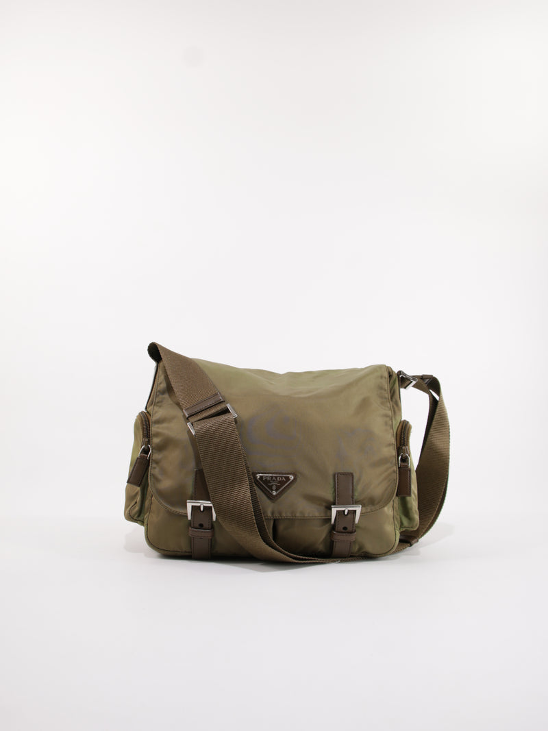 PRADA - DOUBLE BUCKLE MESSENGER