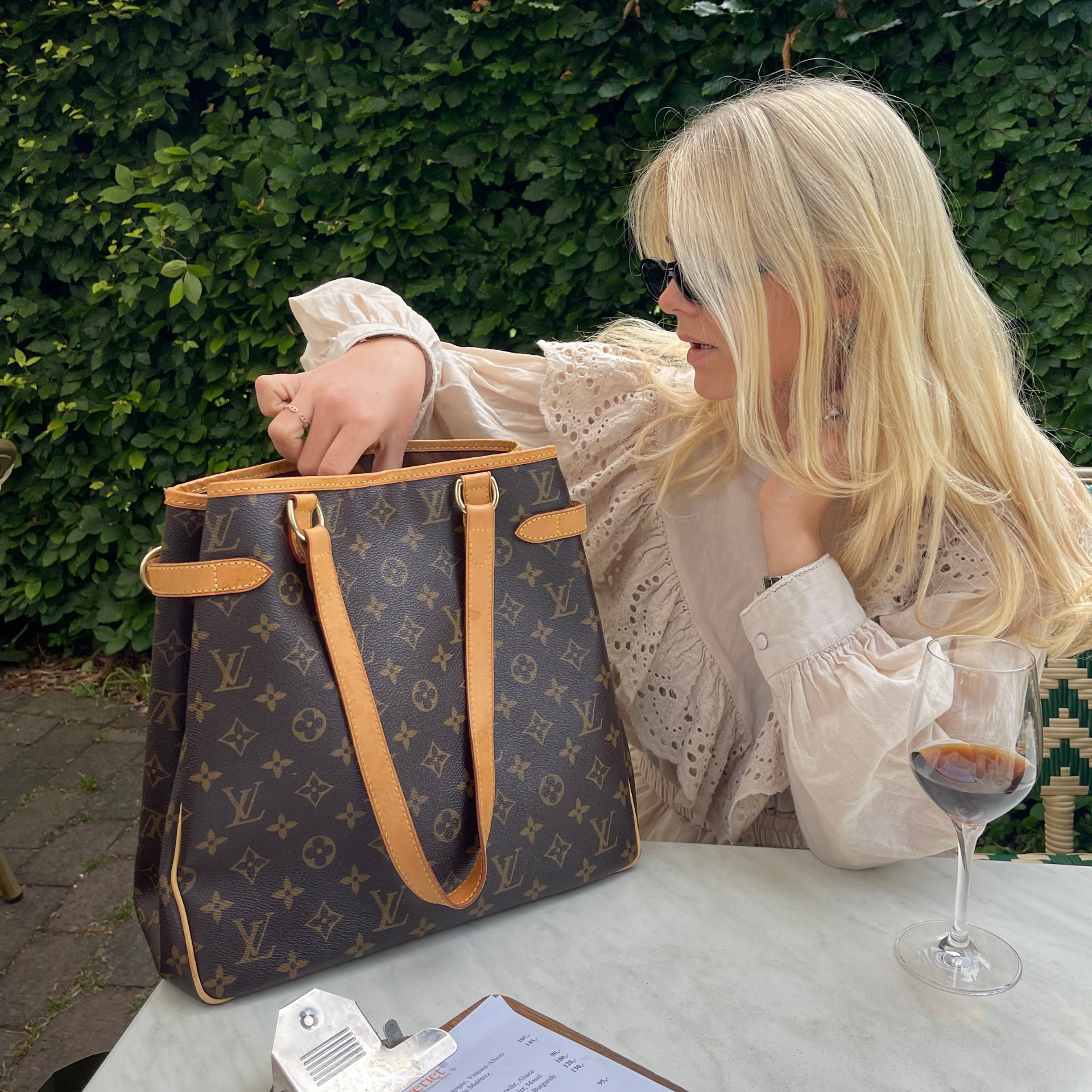 Louis Vuitton Batignolles Vertical MM Brown Canvas
