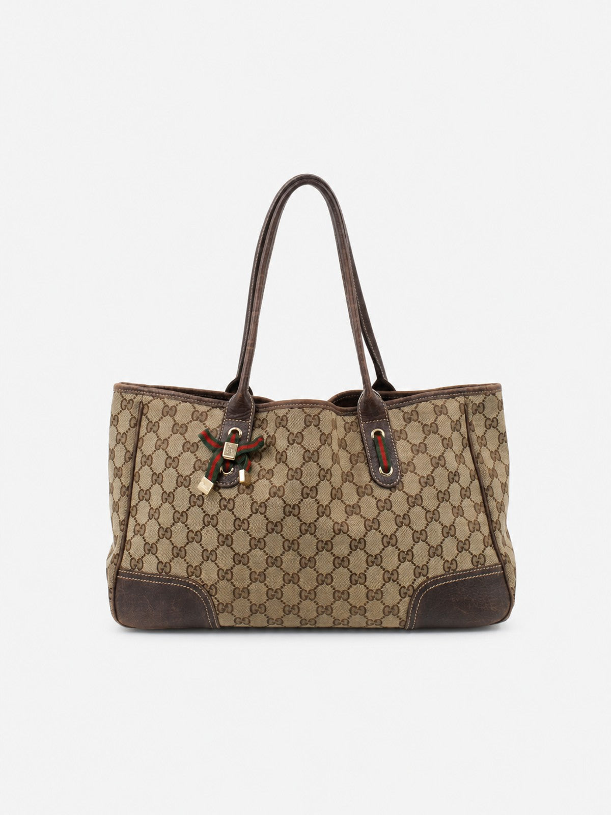 Gucci Princy Tote Brown Canvas