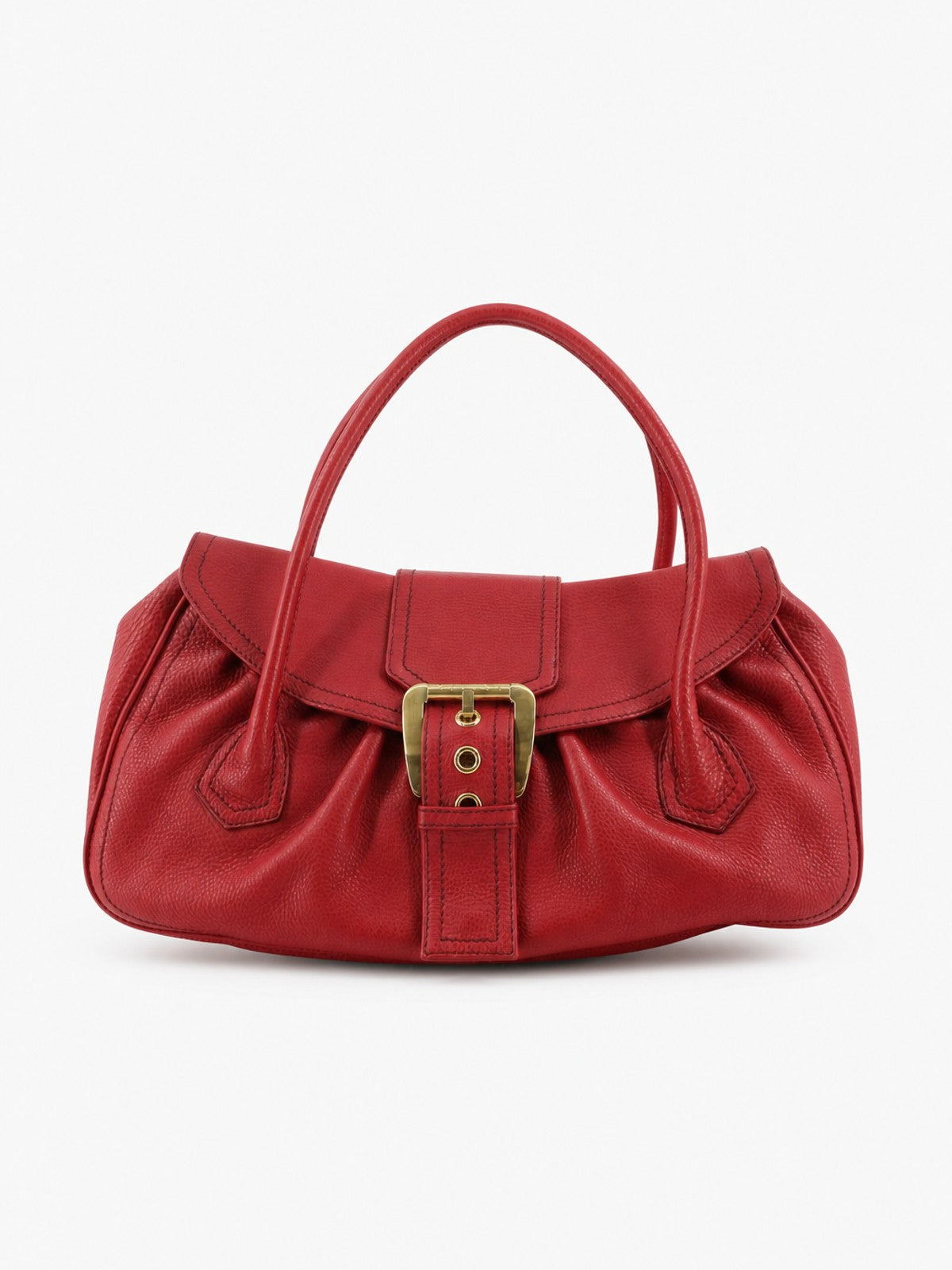 Celine Shoulder Bag Red Leather