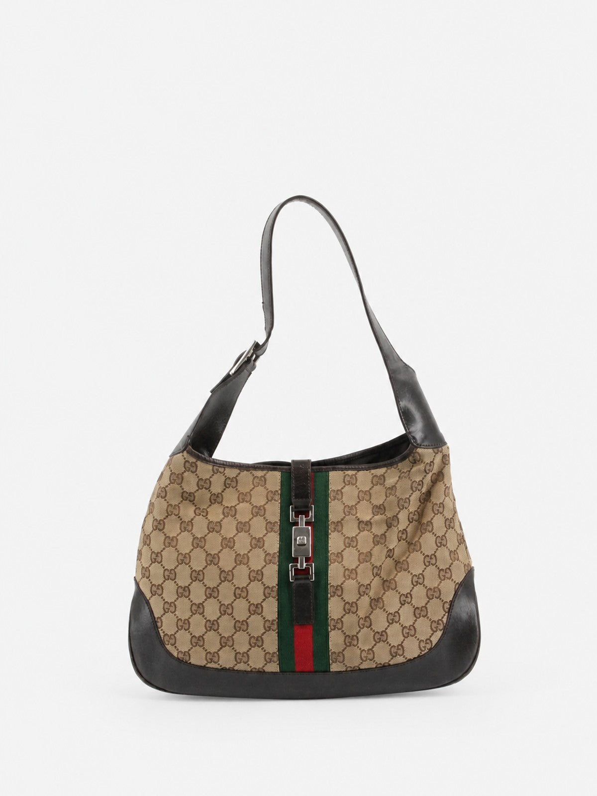Gucci Large Jackie Brown Canvas