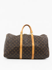 Louis Vuitton Keepall 50 Brown Canvas