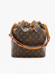 Louis Vuitton Petit Noé Brown Canvas