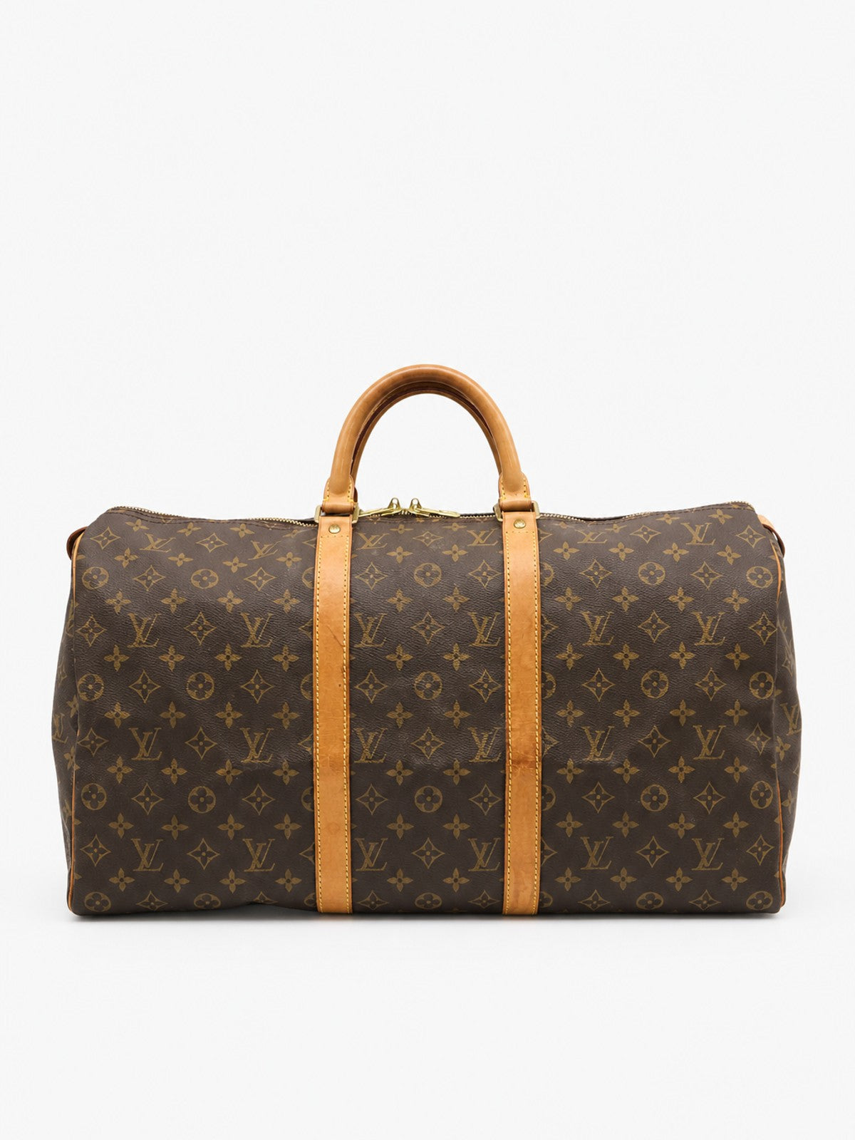Louis Vuitton Keepall 50 Brown Canvas