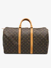 Louis Vuitton Keepall 50 Brown Canvas