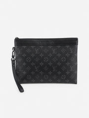 Louis Vuitton Pouch Black Canvas