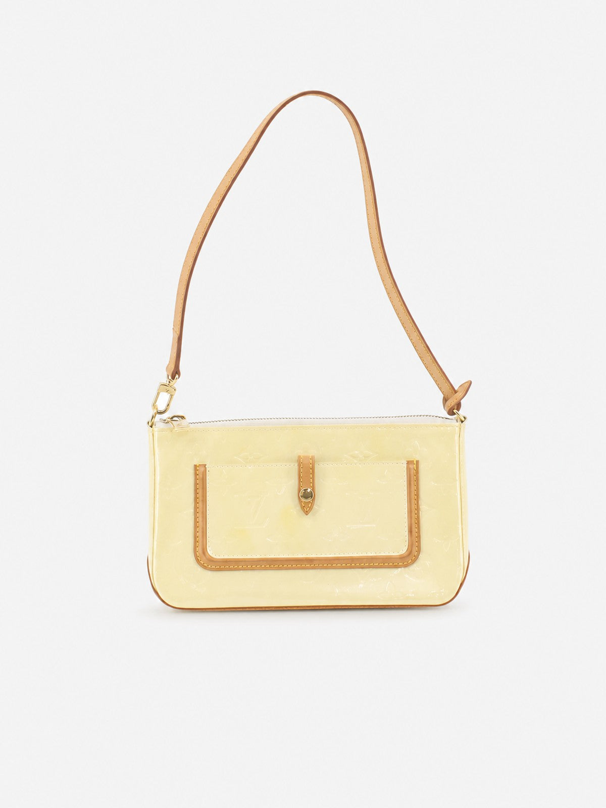 Louis Vuitton Mallory Square Yellow Vernis leather