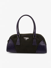 Prada Hand Bag Green Soft nylon