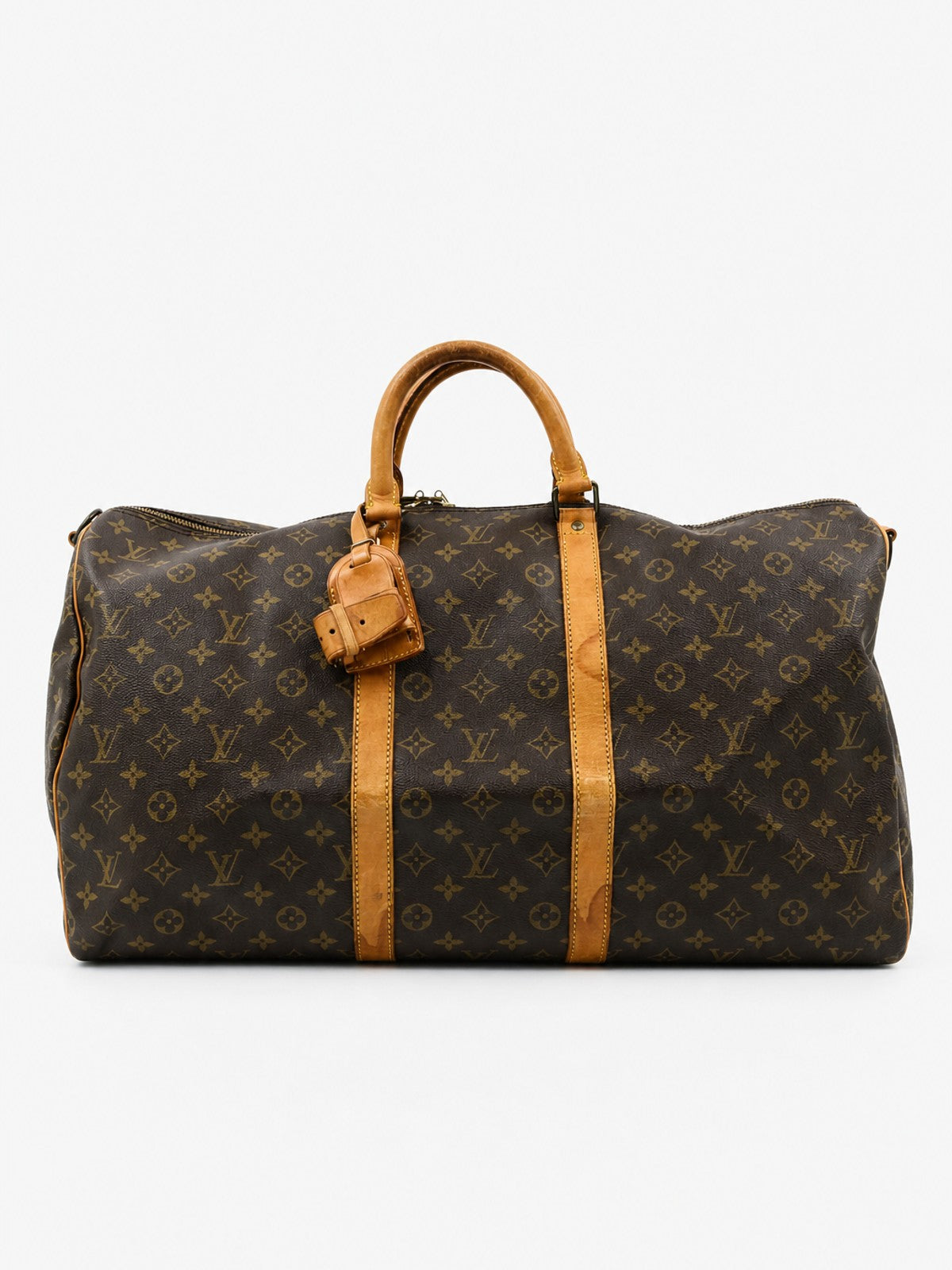 Louis Vuitton Keepall 55 Brown Canvas
