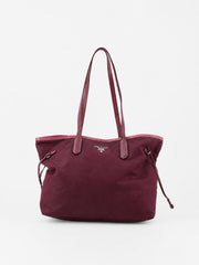 Prada Tote Bag Purple Soft nylon