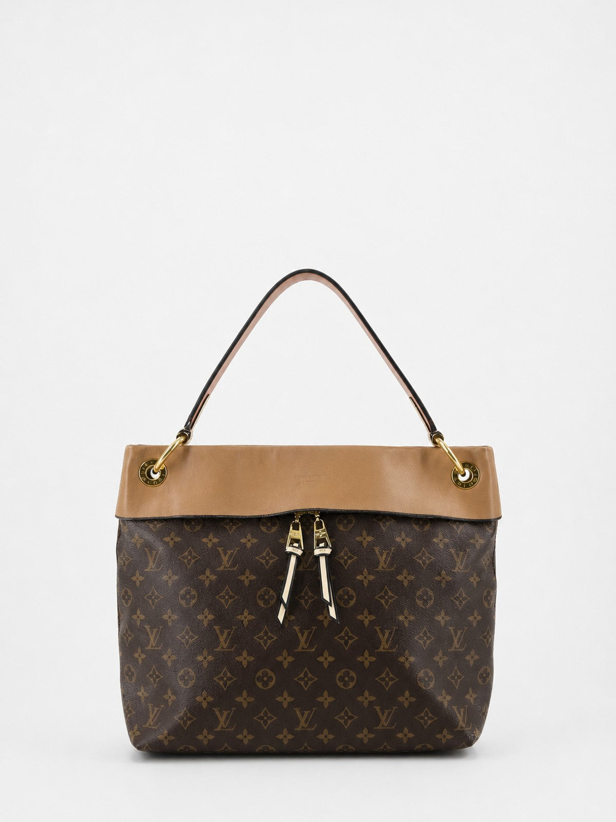 Louis Vuitton Shoulder Bag Brown Canvas