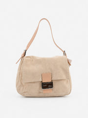 Fendi Mamma Baguette Pink Suede