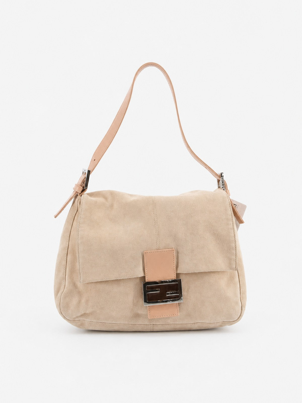 Fendi Mamma Baguette Pink Suede