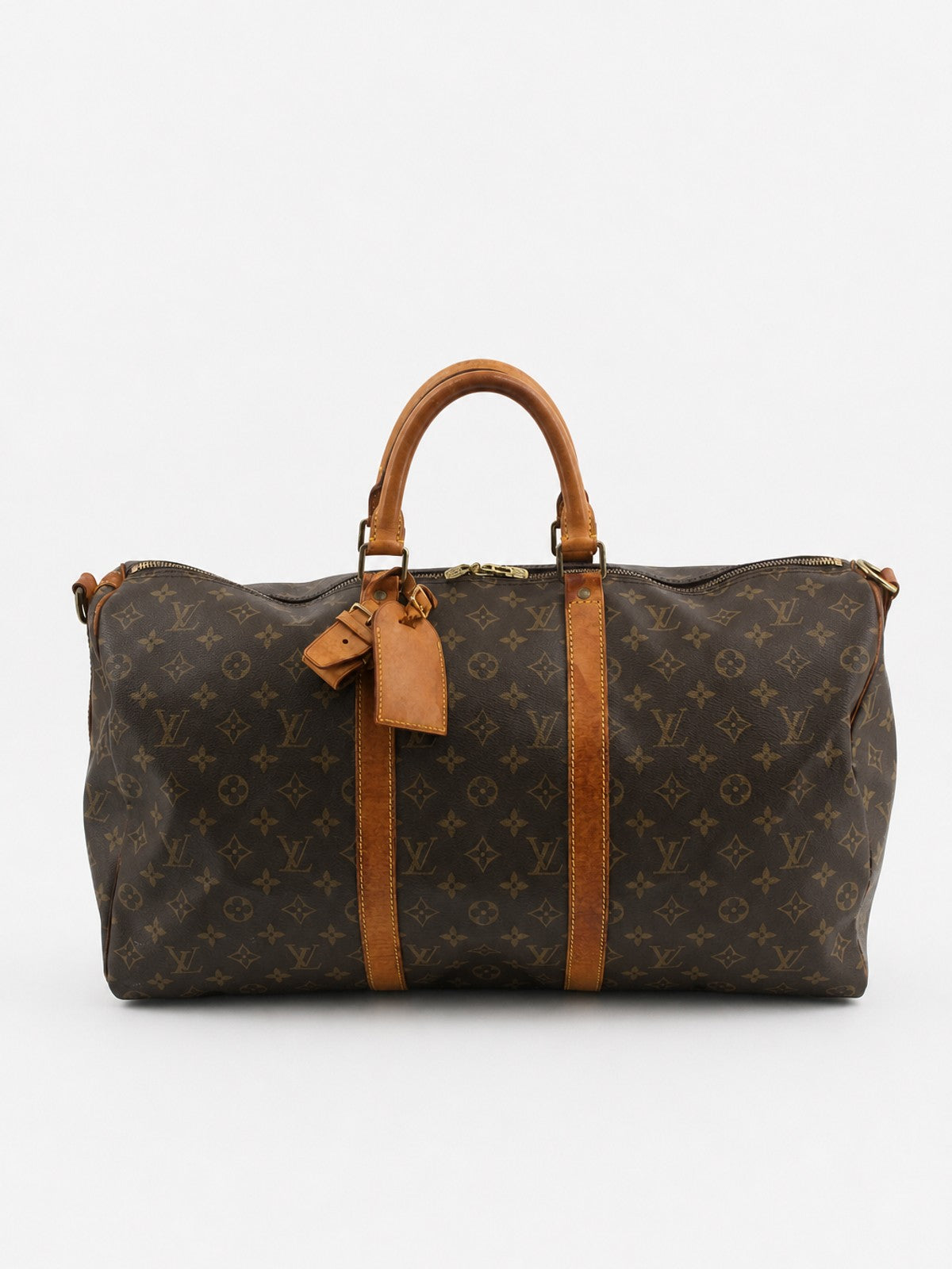 Louis Vuitton Keepall 50 Brown Canvas