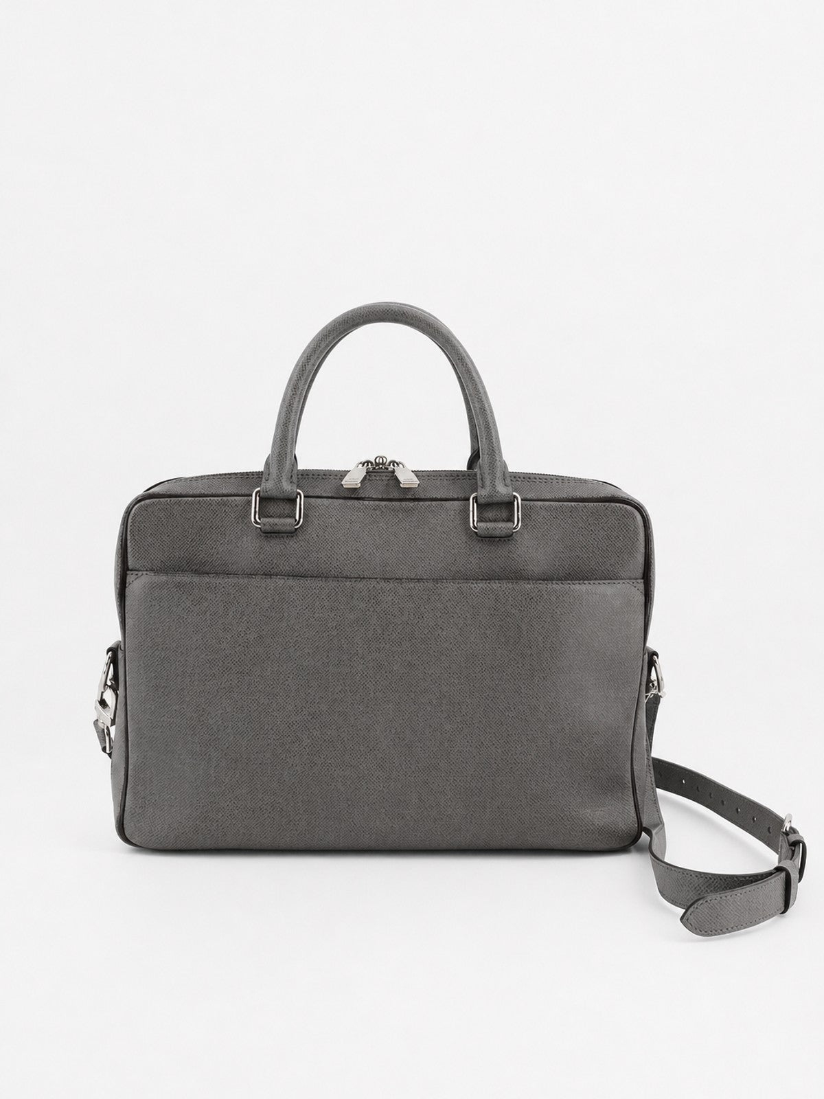 Louis Vuitton Business Bag Grey Leather