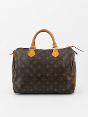 Louis Vuitton Speedy 30 Brown Canvas