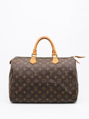 Louis Vuitton Speedy 35 Brown Canvas
