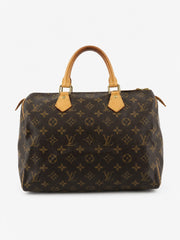 Louis Vuitton Speedy 30 Brown Canvas