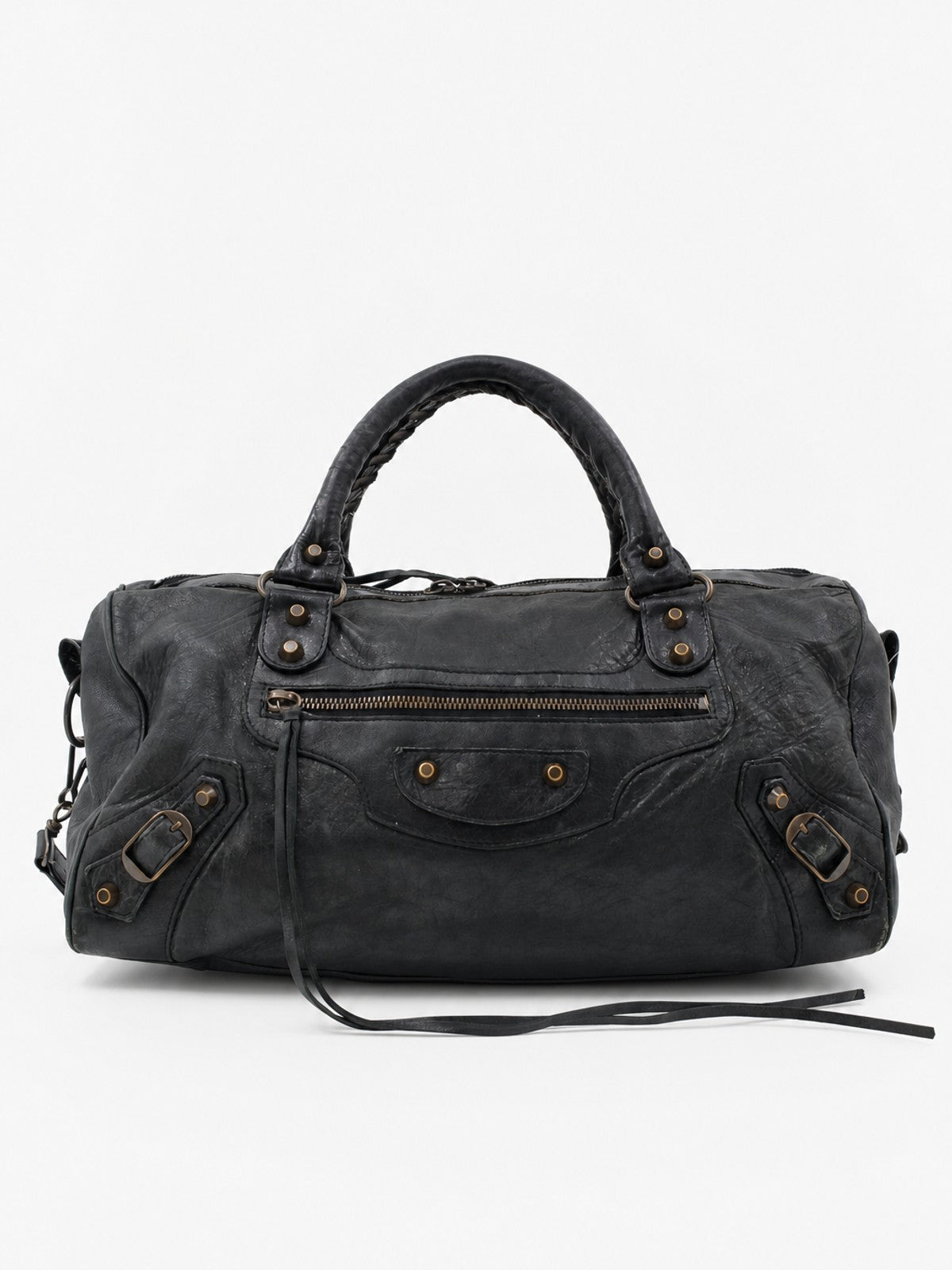 Balenciaga Twiggy Black Leather