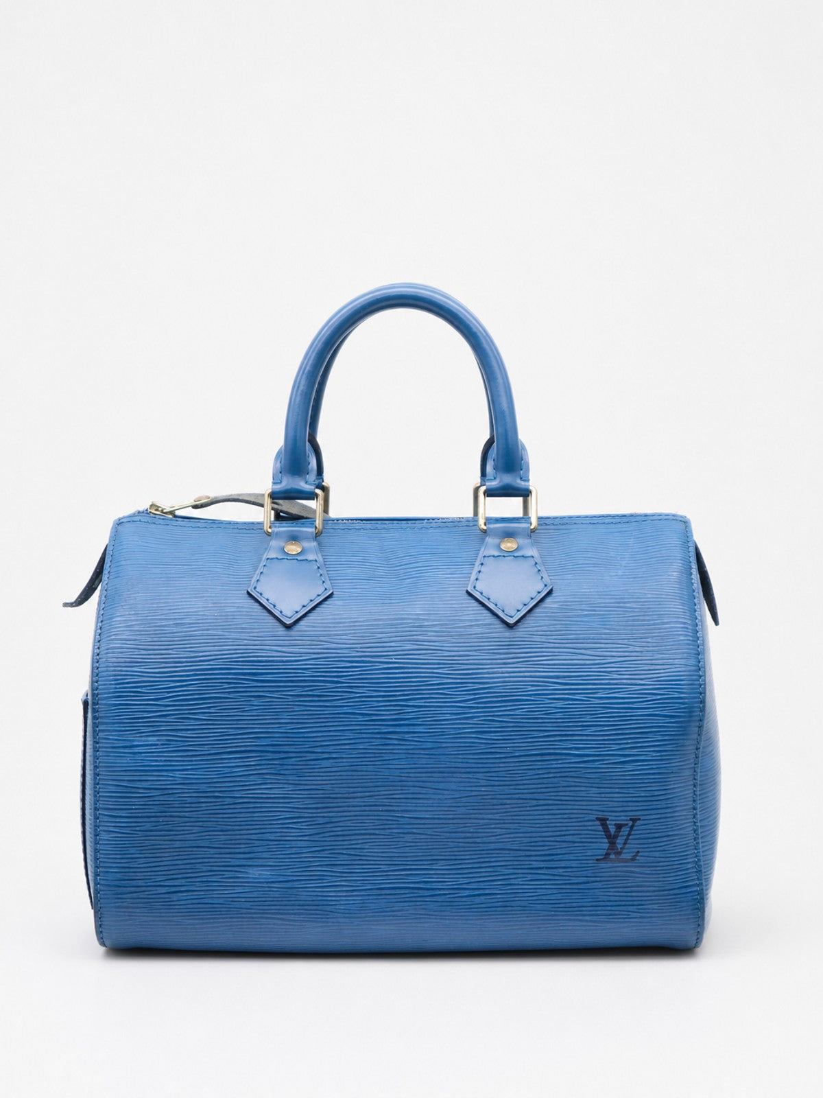 Louis Vuitton Speedy 25 Blue Epi leather