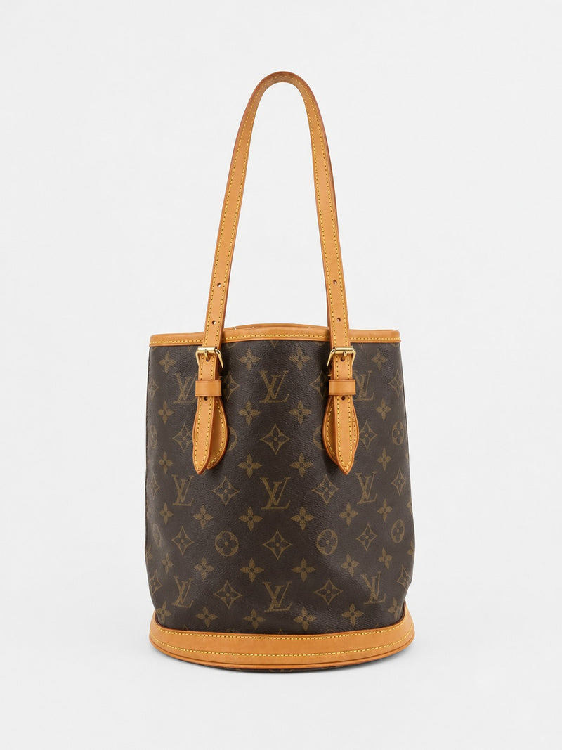 Louis Vuitton Mini Bucket Brown Canvas