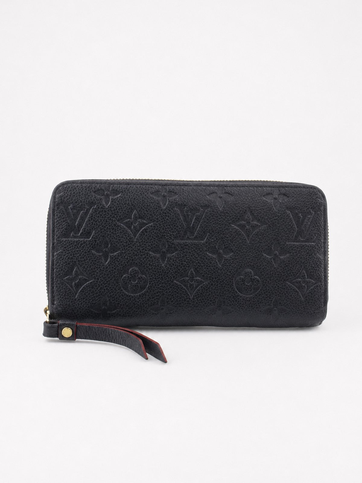Louis Vuitton Wallet Black Leather