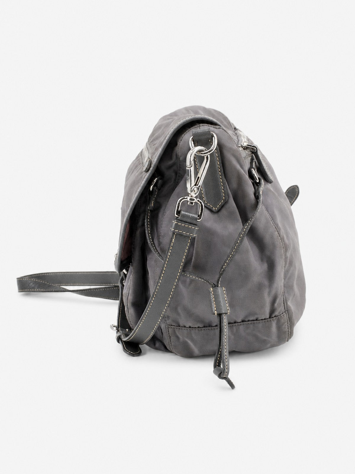 Prada Double Buckle Messenger