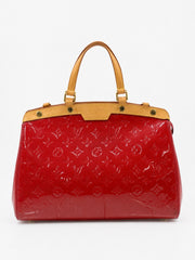 Louis Vuitton Brea MM Red Vernis leather