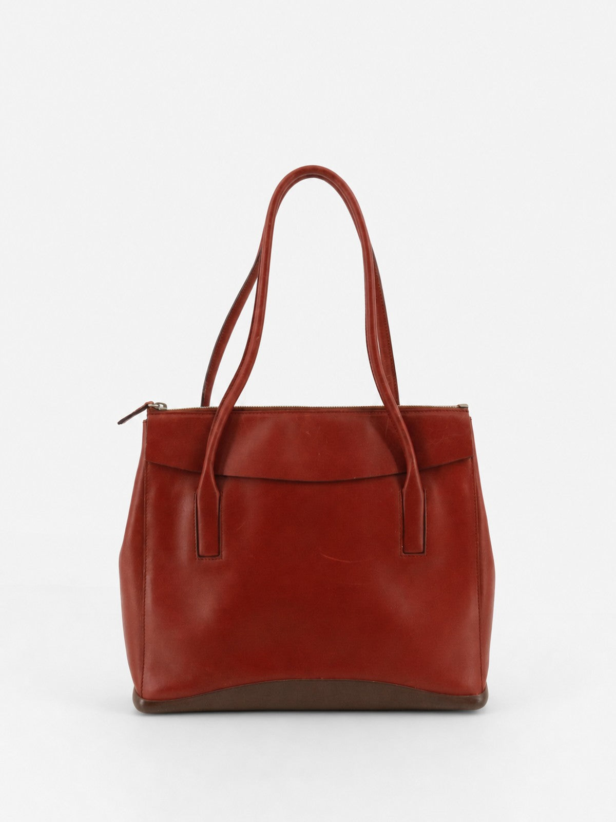 Prada Shoulder Bag Red Leather